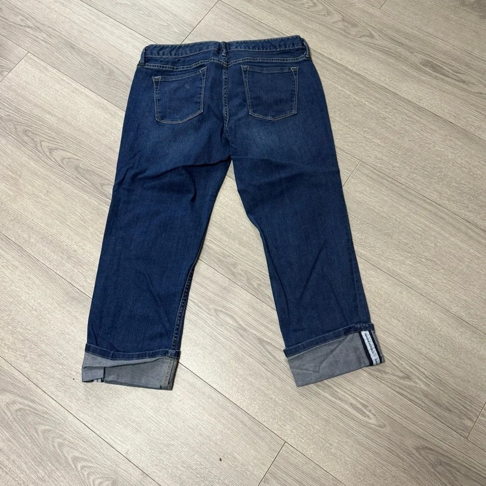 Banana Republic Cuff Women's Blue Jeans 10/30 - Picture 4 of 6